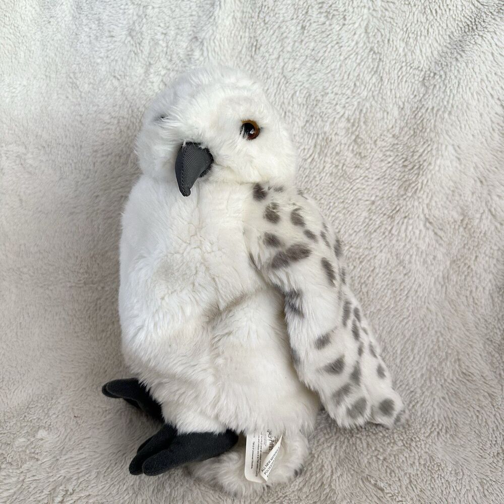 Harry Potter Owl Realistic Hedwig Hand Puppet Swivel Head Wizarding World 12”